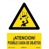 Segnale di Attenzione! Possibile Caduta di Oggetti (inchiostri UV) SEKURECO