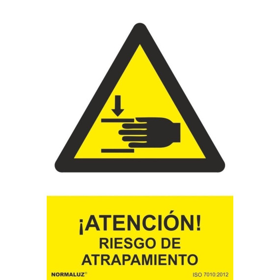 Signal Attention! Risk of entrapment with UV inks