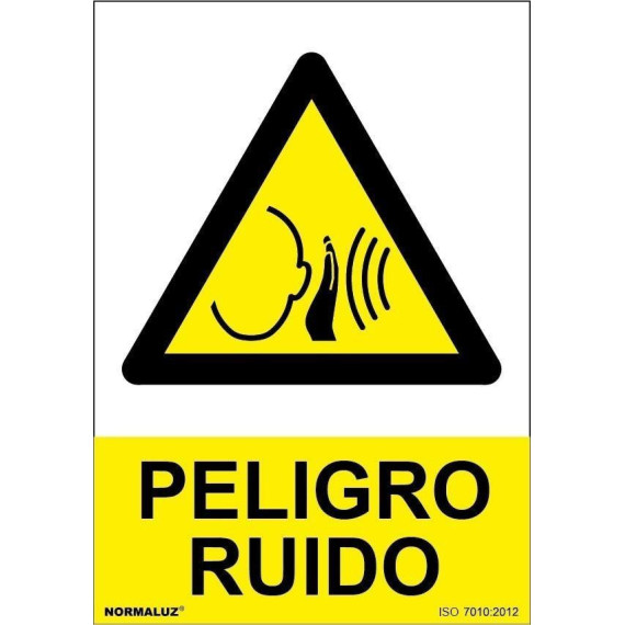 Ruído do sinal de perigo com tintas UV