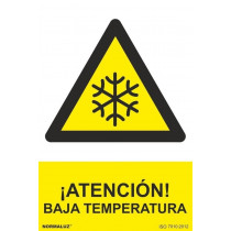 Signal Achtung! Niedertemperatur mit UV-Tinten