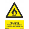 Danger Signal Fire Risk Flammable Liquids SEKURECO