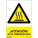 Signal Achtung! Hochtemperatur mit UV-Tinten