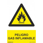 Signal Danger Flammable Gas with UV Inks