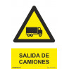 Sinalização industrial Saída de Caminhões (tintas UV) SEKURECO