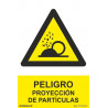 Sinal de perigo de projeção de partículas SEKURECO RD30026