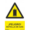 Warning Signal! Gas Bottle (various sizes) SEKURECO