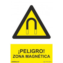 DANGER SIGNAL! Zone magnétique avec encres UV