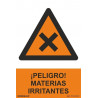 Danger sign! Irritant Materials SEKURECO