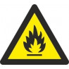 Fire Danger Sign with UV Inks Side 90 mm SEKURECO (Pack of 10)