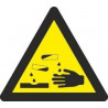 Sign risk of corrosion Side 90 mm SEKURECO (Pack of 10)