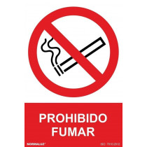 Señal Prohibido Fumar Con Tintas UV