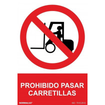 Sinal proibido para passar caminhões com tintas UV