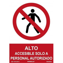 Segnale alto accessibile solo a personale autorizzato