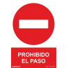No entry sign (Prohibited Circulation) with SEKURECO UV inks.