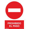 Panneau d'interdiction d'entrée (Circulation Interdite) avec les encres UV SEKURECO