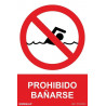 No Swimming Sign, with SEKURECO UV inks