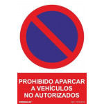Prohibited signal Parking unauthorized vehicles with UV inks