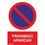 Señal Prohibido Aparcar Con Tintas UV