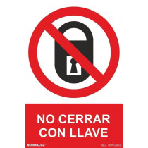 Segno Non chiudere con la chiave con gli inchiostri UV