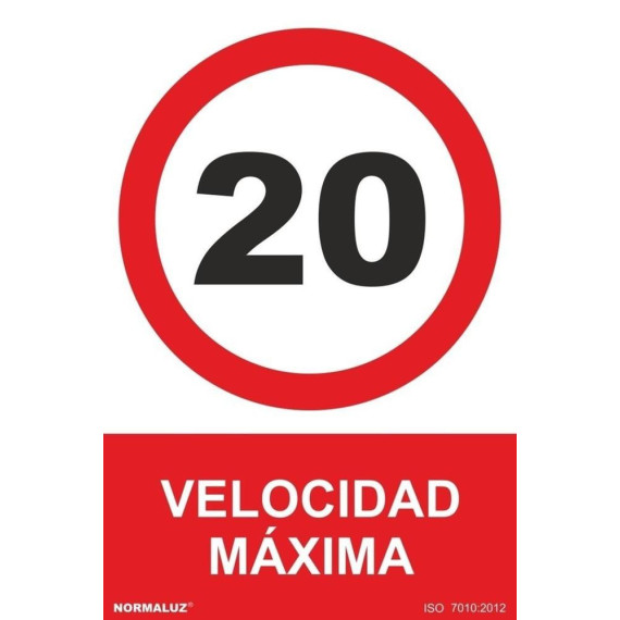 Maximum speed signal 20 with UV inks