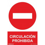 Circulation sign forbidden with UV inks
