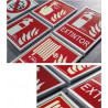 Metallic frame for safety signs (various sizes) SEKURECO