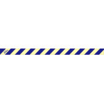 Blue Stripes 60x 1 m Luminescente