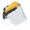 Transparent face shield with SAFETOP Facy visor