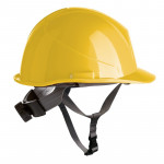 Casco de HDPE con barboquejo y rosca ER-Safety