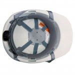 Casco de HDPE con barboquejo y rosca ER-Safety