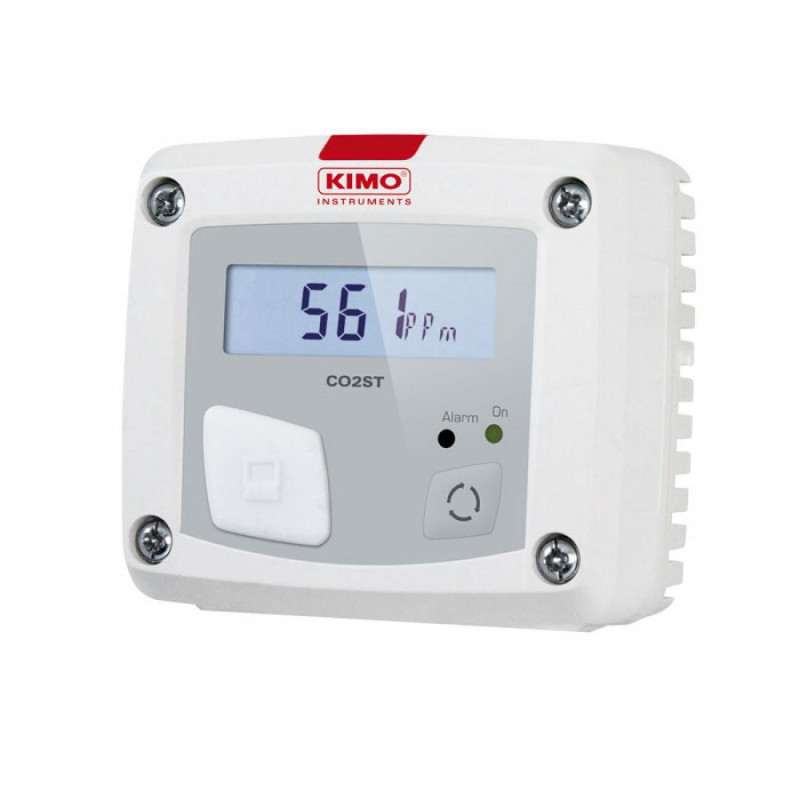 Medidor de CO2 con alarma acústica-visual con led de alarma CO2ST
