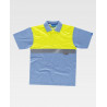 Antibacterial polo shirt in cotton piqué C3441