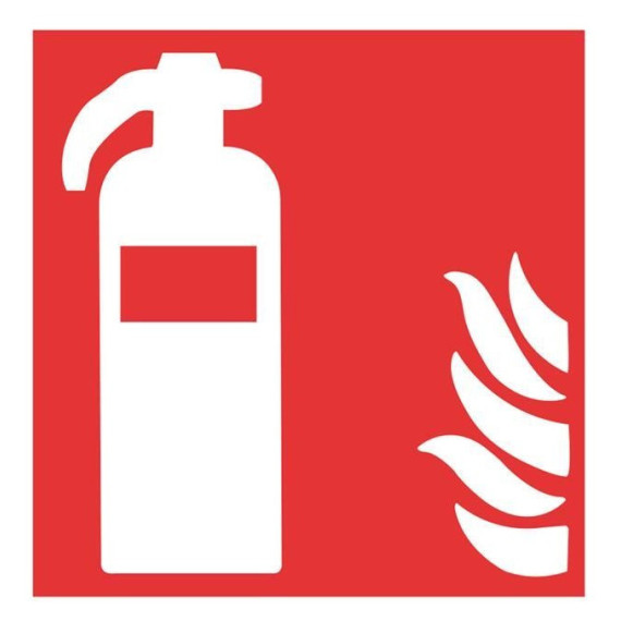 Señal de socorro solo pictorama - Extintor de incendios