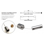 Support de plafond avec embout et câbles en acier (pack de 2 unités) SEKURECO
