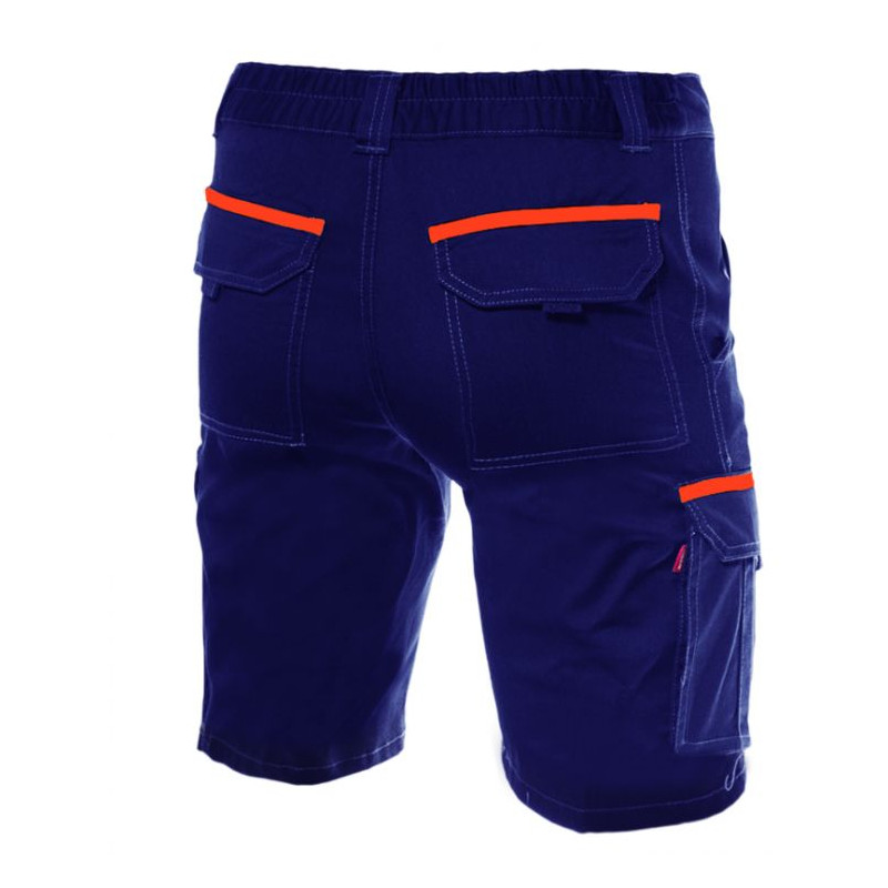 White stretch multi-pocket combined Bermuda shorts VELILLA Series P103009S