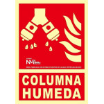 Señal de alerta Columna húmeda Luminiscente SEKURECO