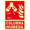 Sinal de alerta Coluna húmida Luminiscente SEKURECO