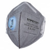 Masque pliable vertical avec soupape au charbon actif SAFETOP FFP2 NR