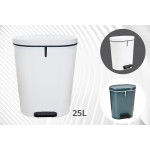 Cubo con pedal PEDALBIN OVAL de 25 litros 24200 DENOX- FAMESA