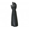 Glove without support made of thick satin latex, length 60 cm. - JUBA GLOVE - 561160 SANDBLASTING