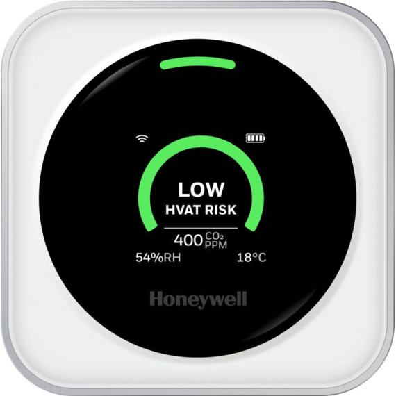 Monitor de aire de riesgo de transmisión de Honeywell