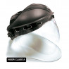 Écran avec visière Classe A SAFETOP courbe de 2 mm FACEGUARD-A