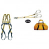 Kit antichoque com arnês Samaja e corda dupla Scotia New 1 SAFETOP