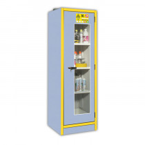 Cabinet haute sécurité 1 porte de verre de type 30 portes de verre