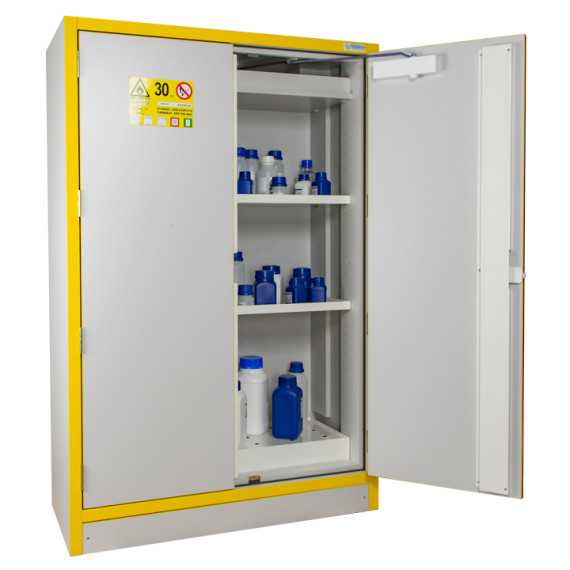 High security cabinet at 14470-1 and FM for flammable products