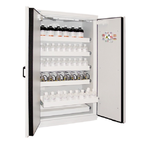 Armoire 2 portes, 5 tiroirs