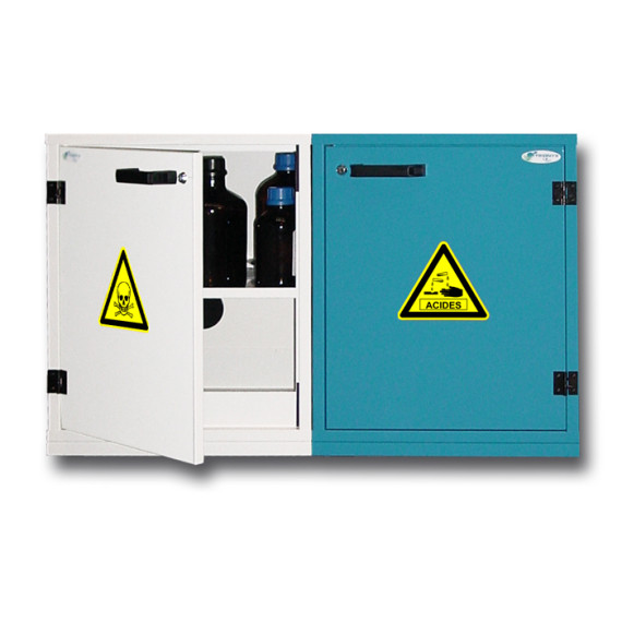 Under Bank Security cabinet under bank 60 L (acid + toxic) ECOSAFE