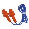 Les bouchons d'oreille SAFETOP avec cordon détachable SNR 32dB MARK-FIT (50 paires)
