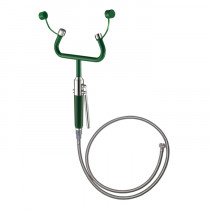 Eyewashing - wall mounted, twin heads with trigger