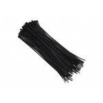 Brides de nylon 4,8 x 300 mm (100 unités - Noir)